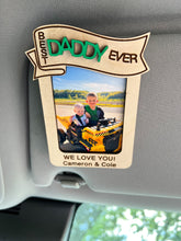 Load image into Gallery viewer, Visor Clip Photo Holder