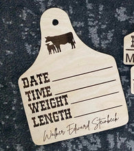 Load image into Gallery viewer, Baby Name Announcement Sign