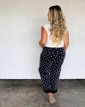 Load image into Gallery viewer, Black & White Dot Jeans — ETA MID SEPT