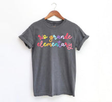 Load image into Gallery viewer, CUSTOM Title/Phrase/Occupation Rainbow Script Tee