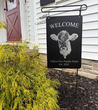 Load image into Gallery viewer, Metal Garden Flag CUSTOM DESIGN
