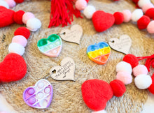 Load image into Gallery viewer, Valentine's Day - heart pop fidgets