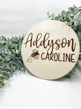 Load image into Gallery viewer, Baby Name Announcement Sign