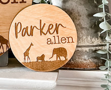 Load image into Gallery viewer, Baby Name Announcement Sign