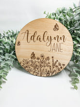Load image into Gallery viewer, Baby Name Announcement Sign