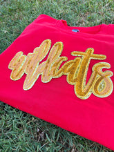 Load image into Gallery viewer, Sequins &amp; Chenille Patch Sweatshirt
