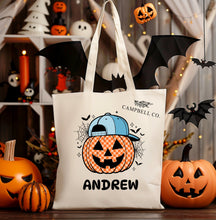Load image into Gallery viewer, Trick or treat canvas bag
