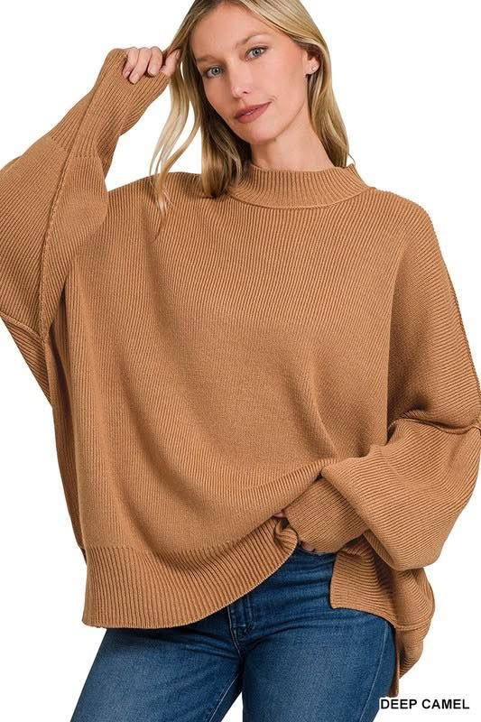 Sadie Oversized Split Sweater