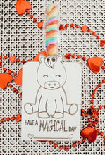 Load image into Gallery viewer, Valentine’s Day — rainbow lollipop unicorns

