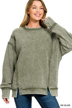 Load image into Gallery viewer, Emily Exposed Seam Oversized Sweatshirt
