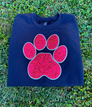 Load image into Gallery viewer, Sequins &amp; Chenille Patch Sweatshirt
