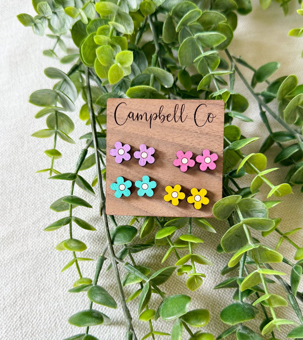Flower Stud Earrings