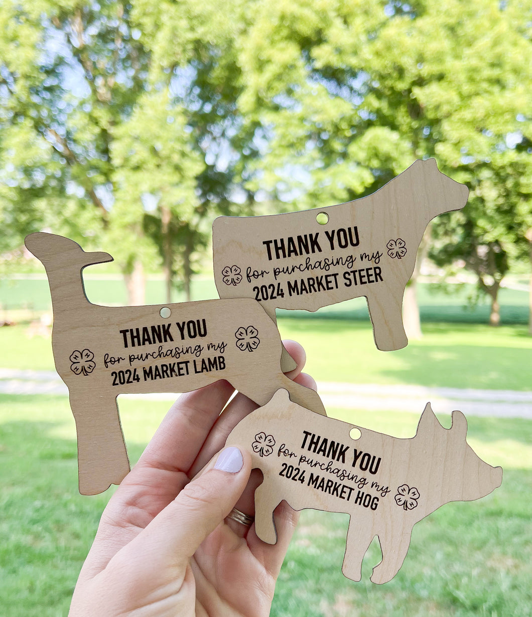 Fair Animal Thank You Tag