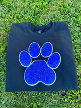 Load image into Gallery viewer, Sequins &amp; Chenille Patch Sweatshirt
