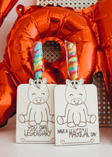 Load image into Gallery viewer, Valentine’s Day — rainbow lollipop unicorns
