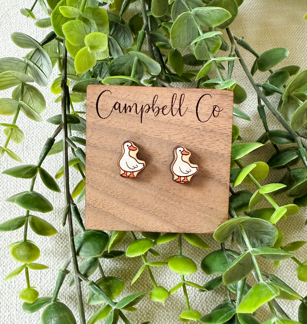 Silly Goose Stud Earrings