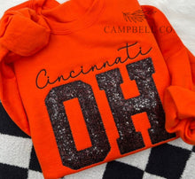 Load image into Gallery viewer, Embroidered Sequins Large Initial Shirts — ETA MID TO LATE DECEMBER
