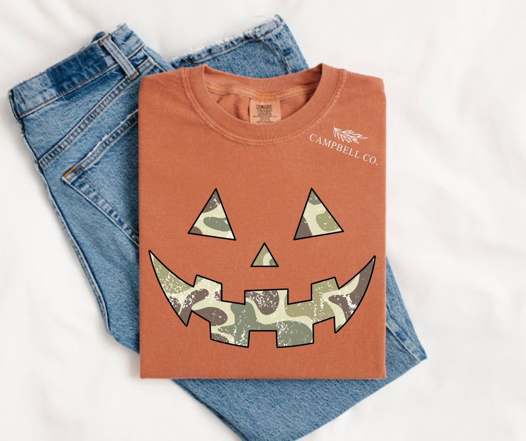 Camo Jack-o-lantern
