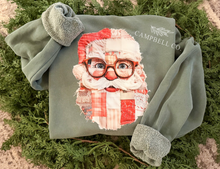 Load image into Gallery viewer, FAUX Quilted Santa
