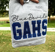 Load image into Gallery viewer, Embroidered Sequins Large Initial Shirts — ETA MID TO LATE DECEMBER
