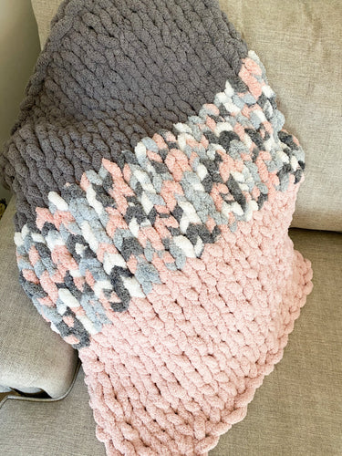 Silver Linings, pink, & grey