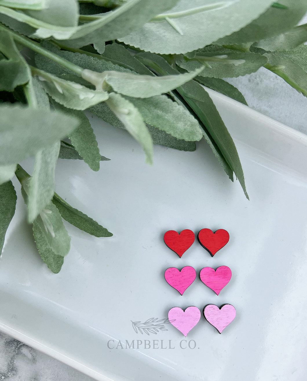 Heart Stud Earrings
