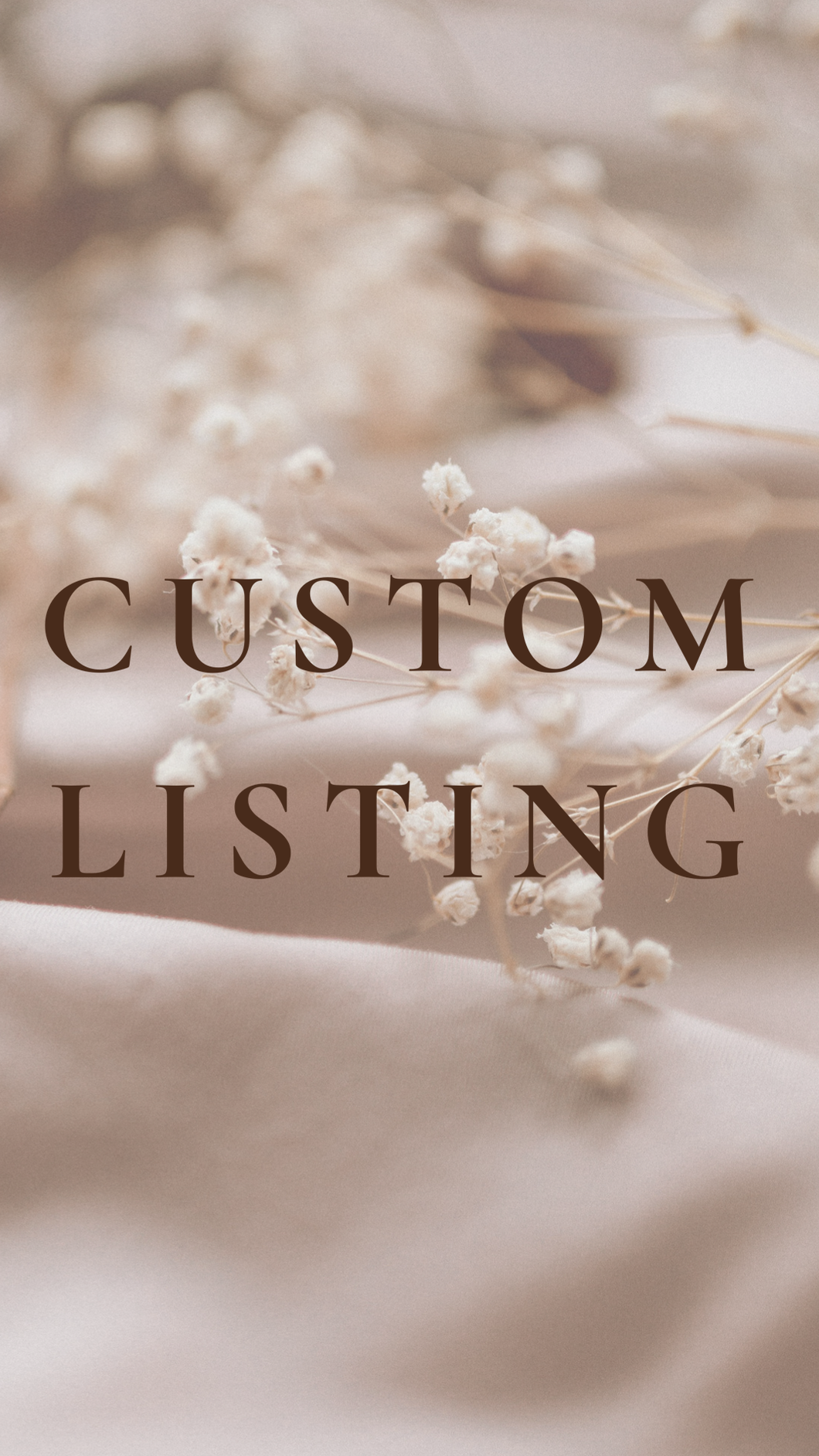 Custom Listing