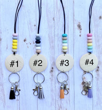 Load image into Gallery viewer, Silicone Beaded Lanyards
