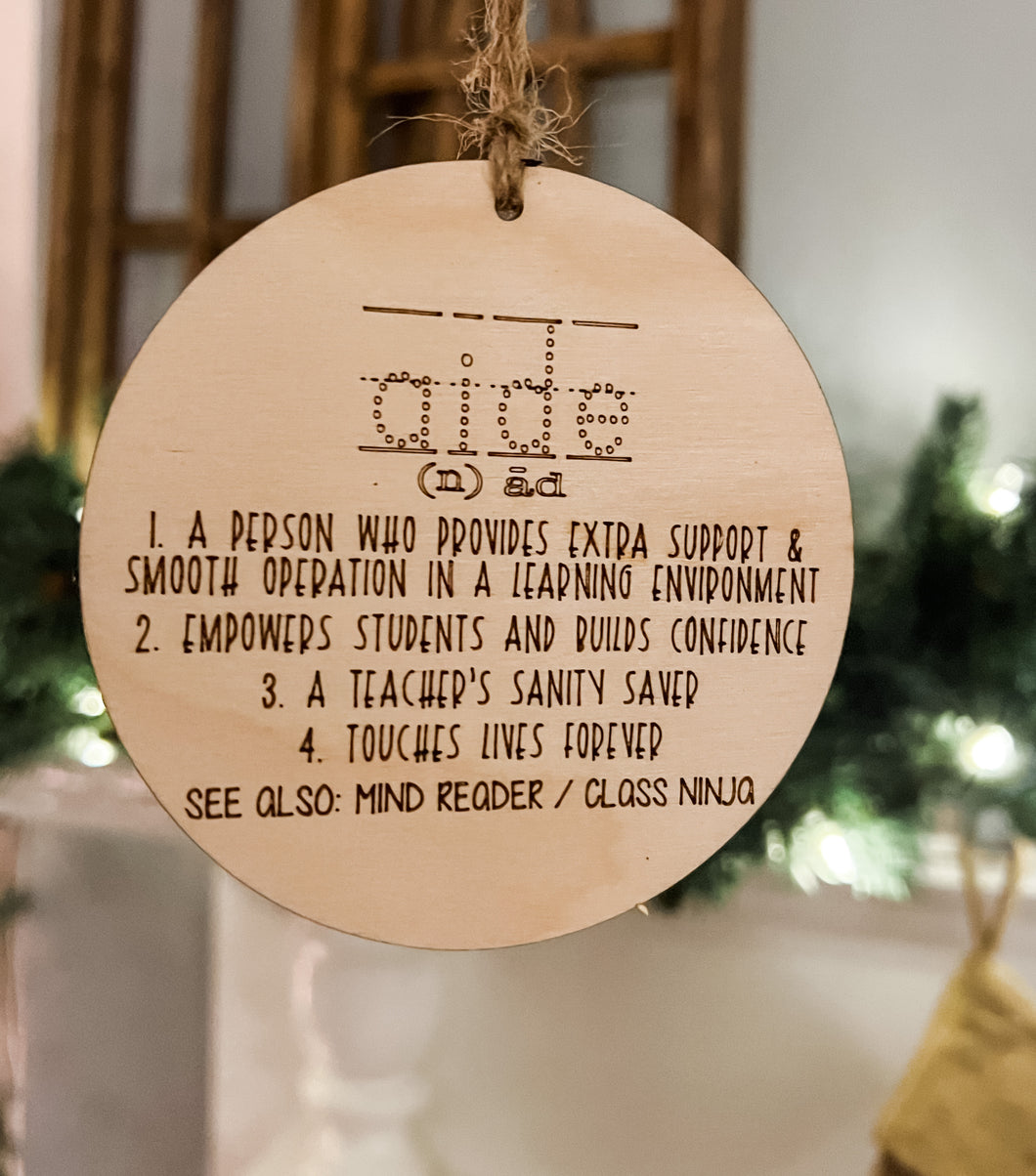 School personnel ornaments